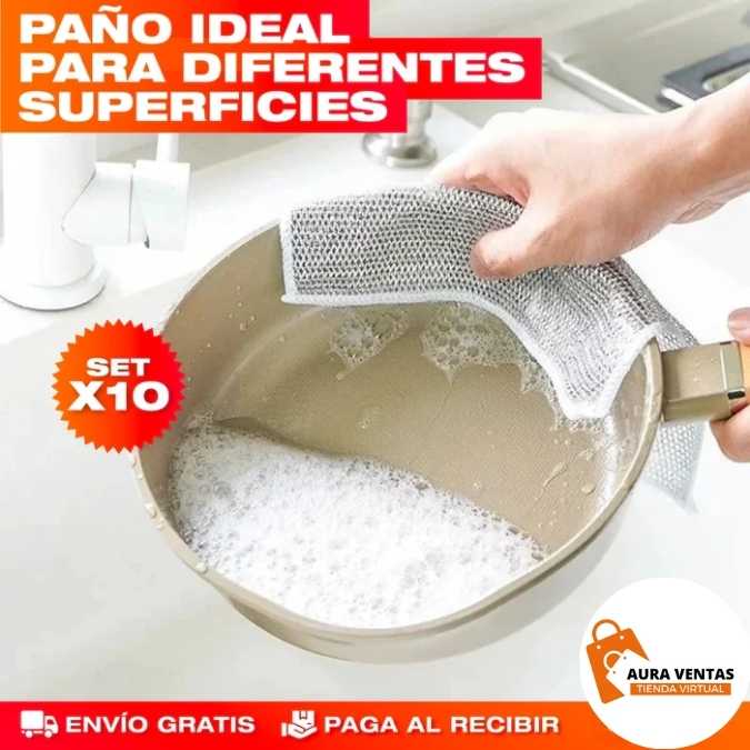 CleanMaster - Set x 10 Paños Mágicos Multiusos