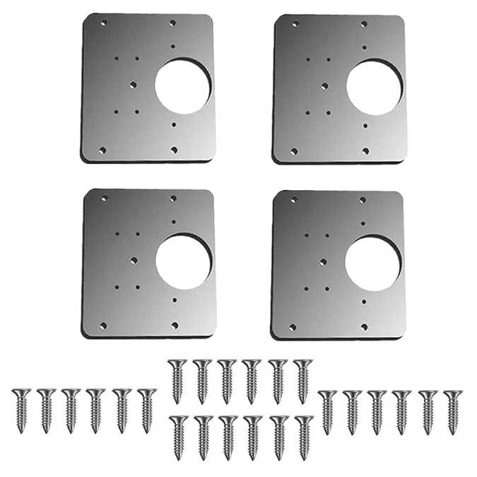 Platinas de reparación de bisagras x 4 Und.