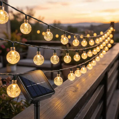 SolarMax Luces Exteriores Solares Paga una de 22 mts y lleva una de 5 Mts Gratis