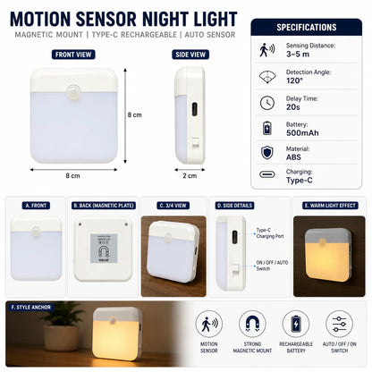 Lámpara con sensor de movimiento