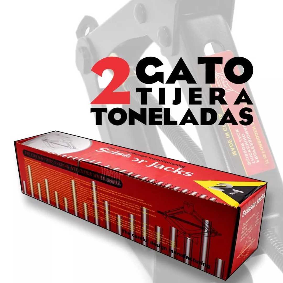 🚗Tu Kit Esencial: Gato tipo Tijera 2 Toneladas + Llave Cruzada⚙️